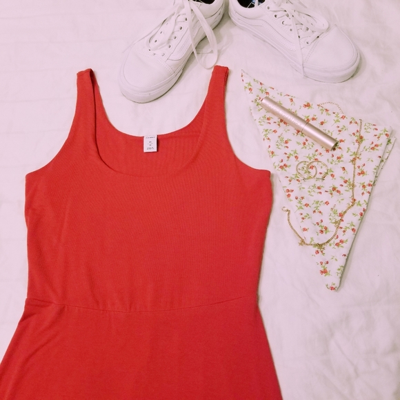 OLD NAVY Petite Red Skater Dress - Picture 2 of 5